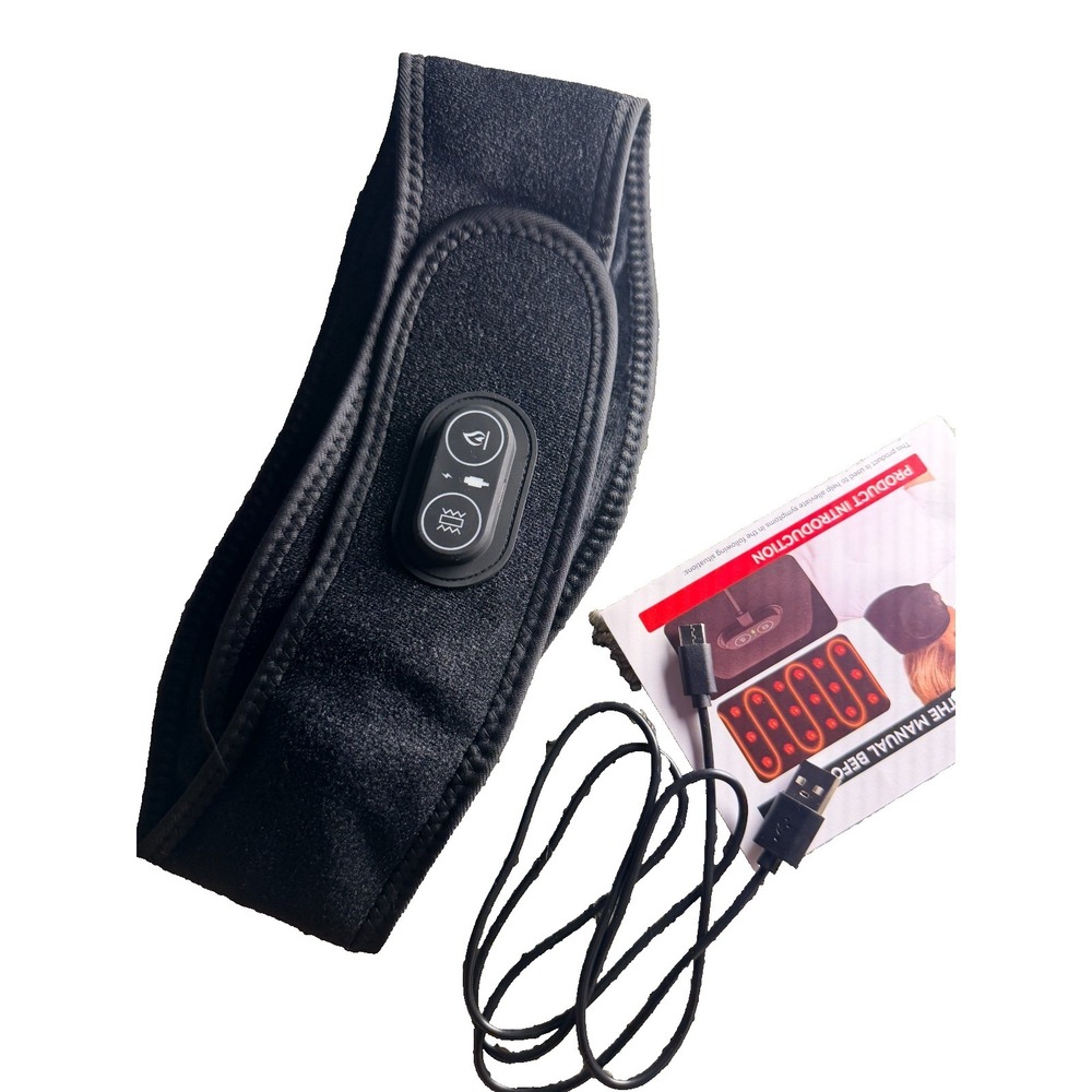 Unbranded Neck Heating Pad Unisex OS Black New Cordless Portable Electric Wrap